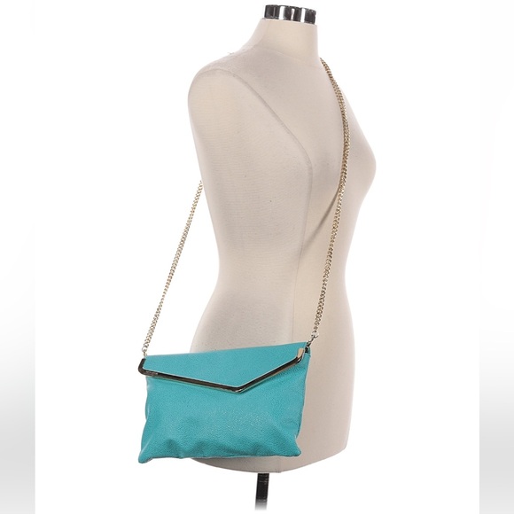 henri bendel Handbags - Henri Bendel Tiffany blue crossbody bag 10.75 by 10”